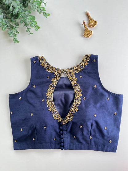 Staple Series - Navy Blue Blouse