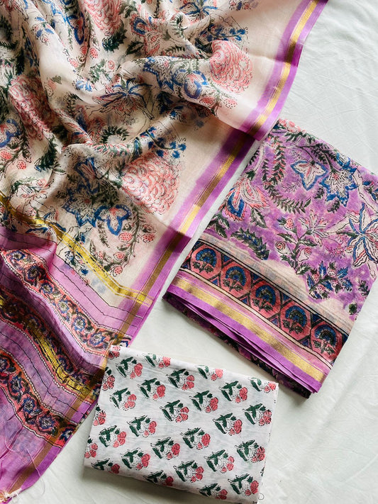Chanderi Silk Suit