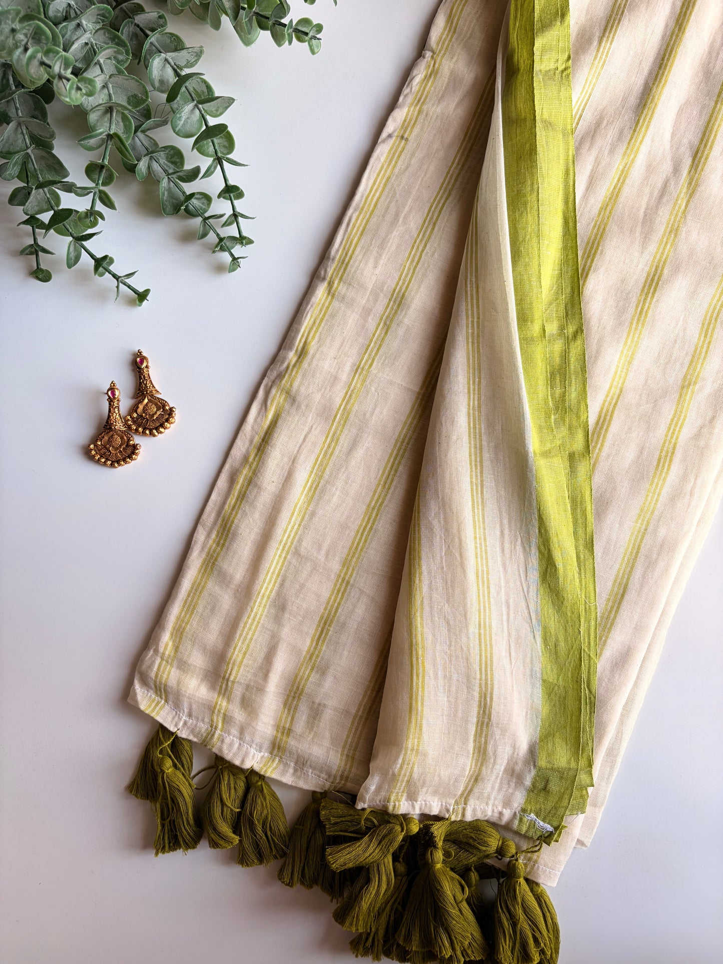 Kerala Mul Cotton Saree