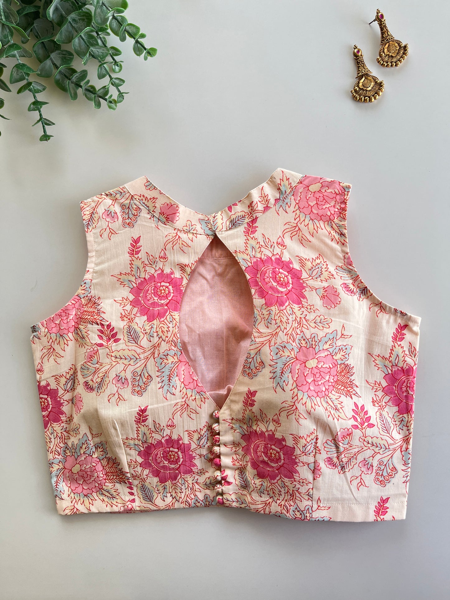Floral Cotton Blouse