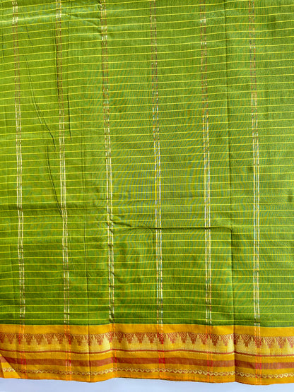 Kattam Saree in Green