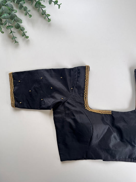 Black Handwork Blouse