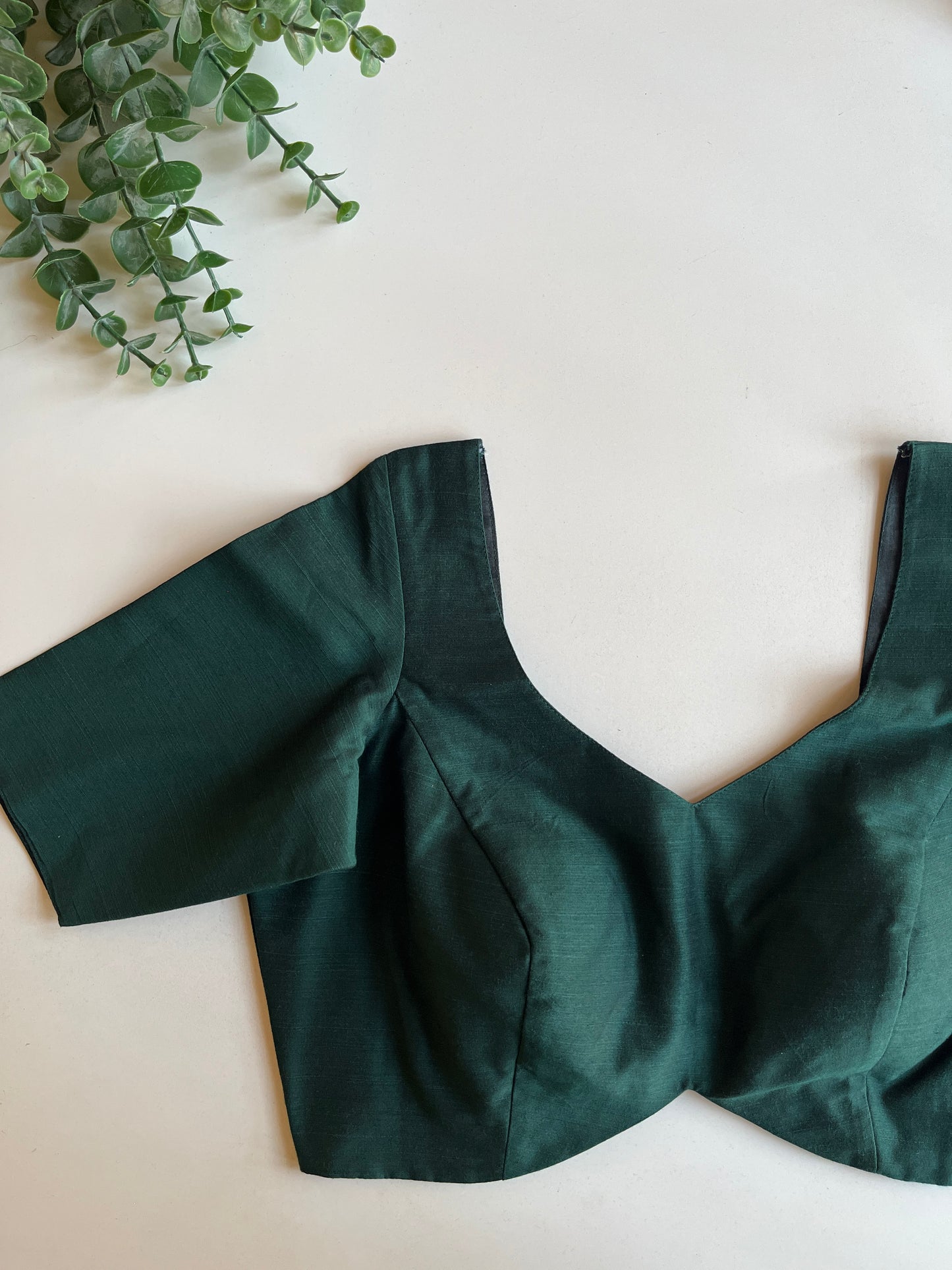 Basic Dark Green Blouse