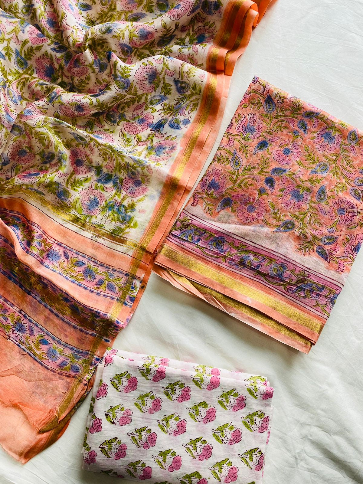 Chanderi Silk Suit