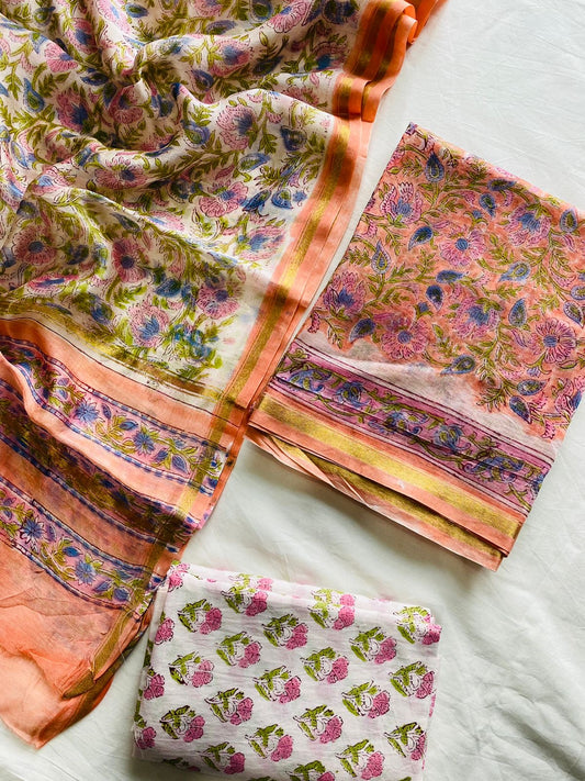 Chanderi Silk Suit
