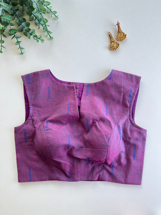 Purple Cotton Blouse