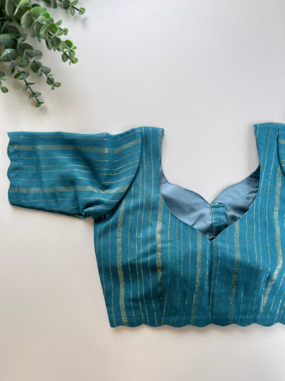 Zoya Blouse in Blue