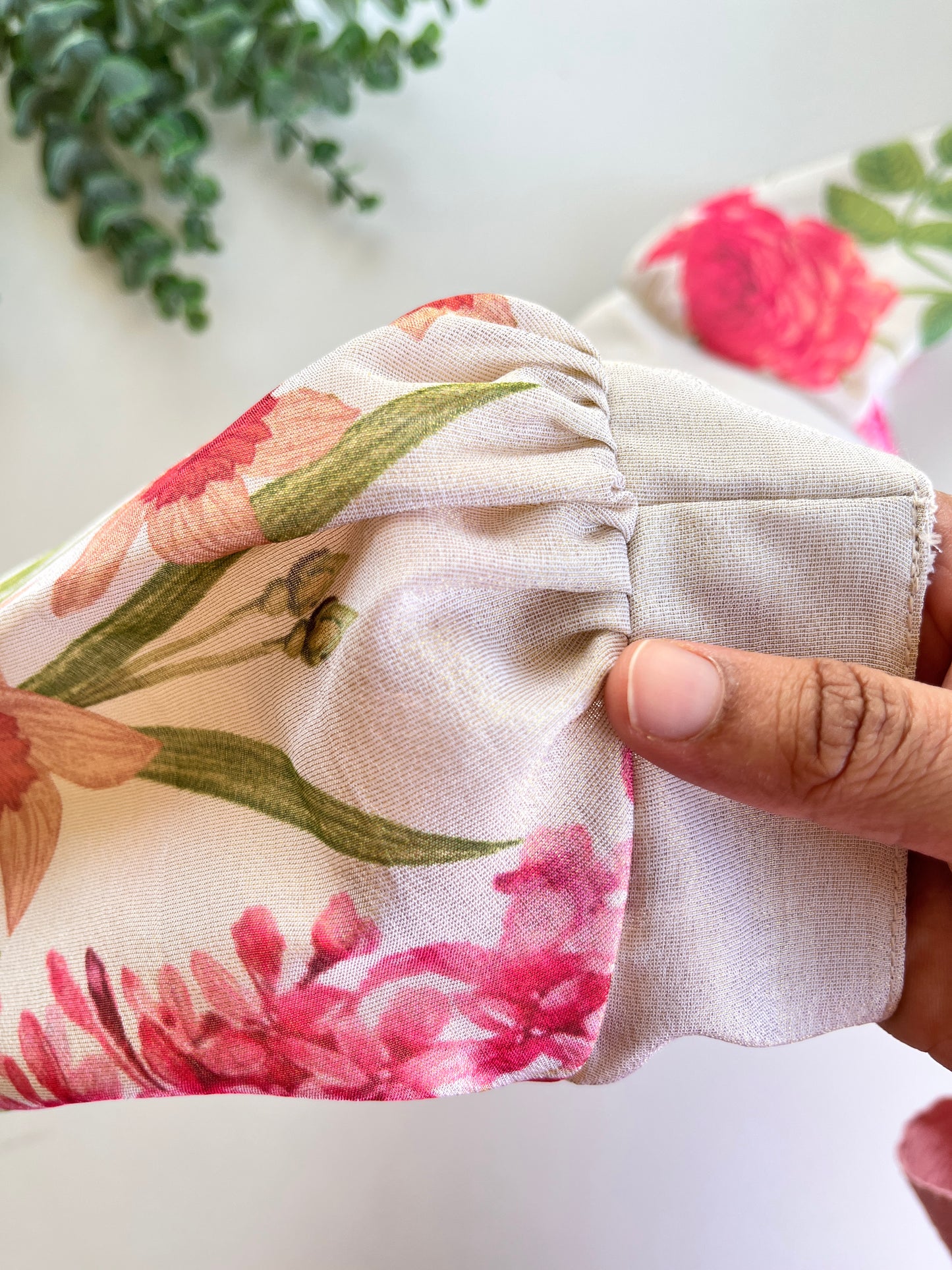 Floral Tissue Blouse