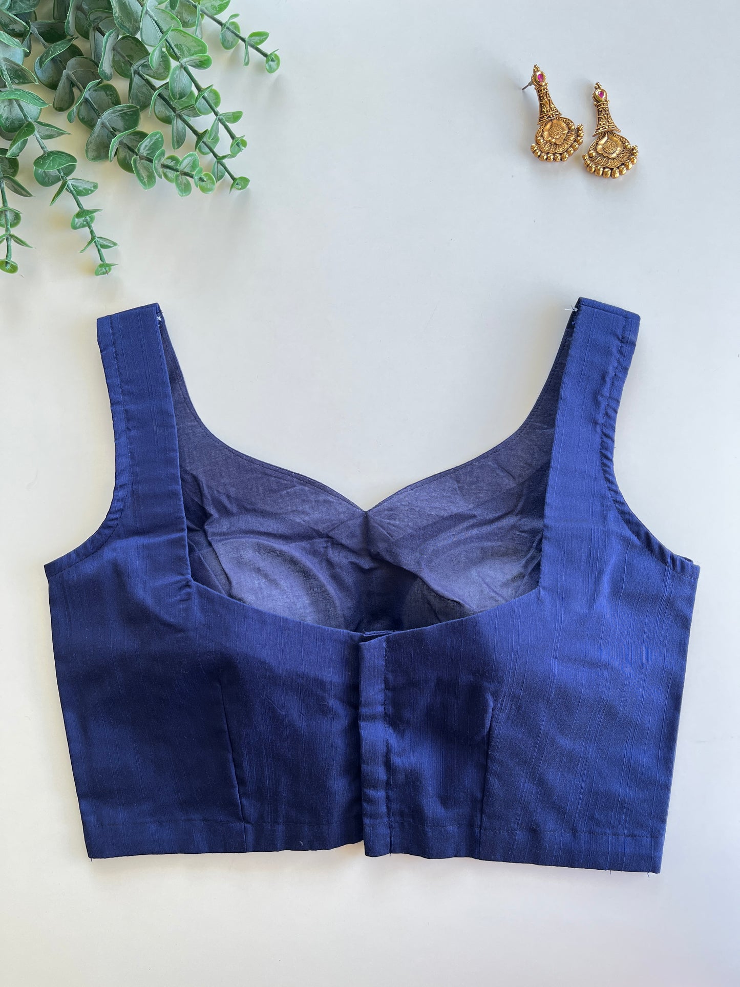 Basic Navy Blue Blouse