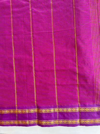 Kattam Saree in Purple