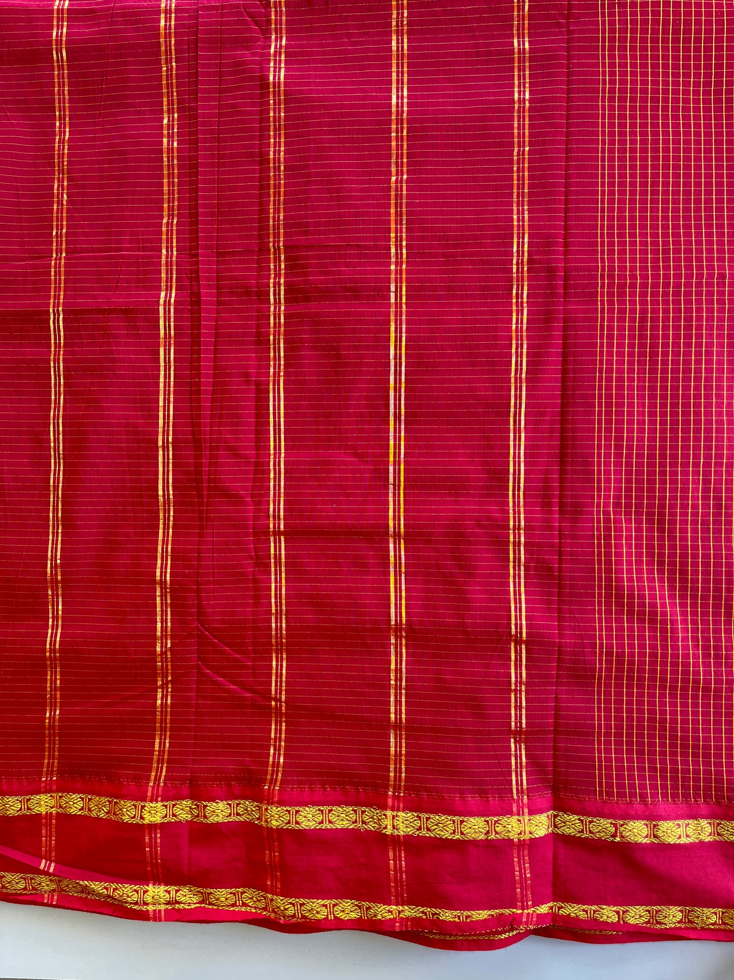 Kattam Saree in Maroon