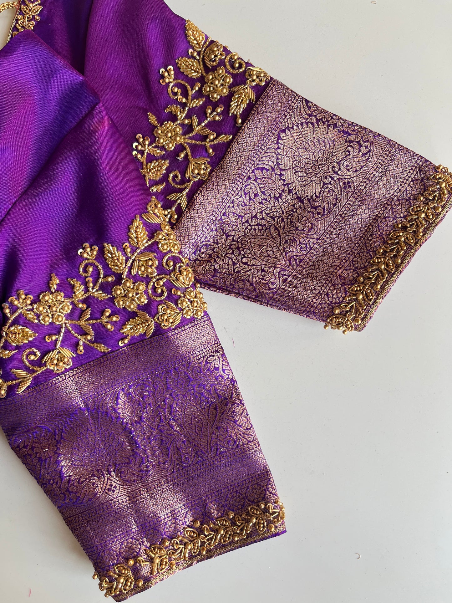 Purple Bridal Blouse