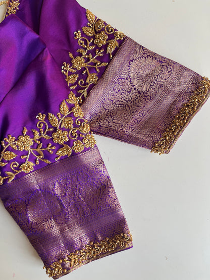 Purple Bridal Blouse
