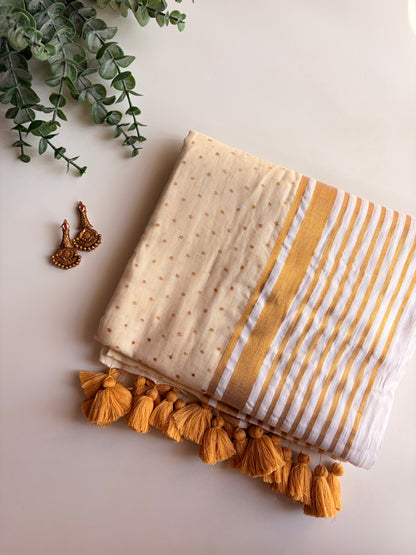 Kerala Mul Cotton Saree