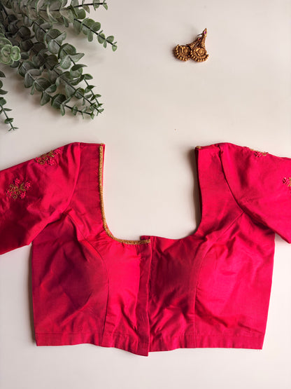 Rani Pink Handwork Blouse