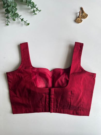 Basic Maroon Blouse