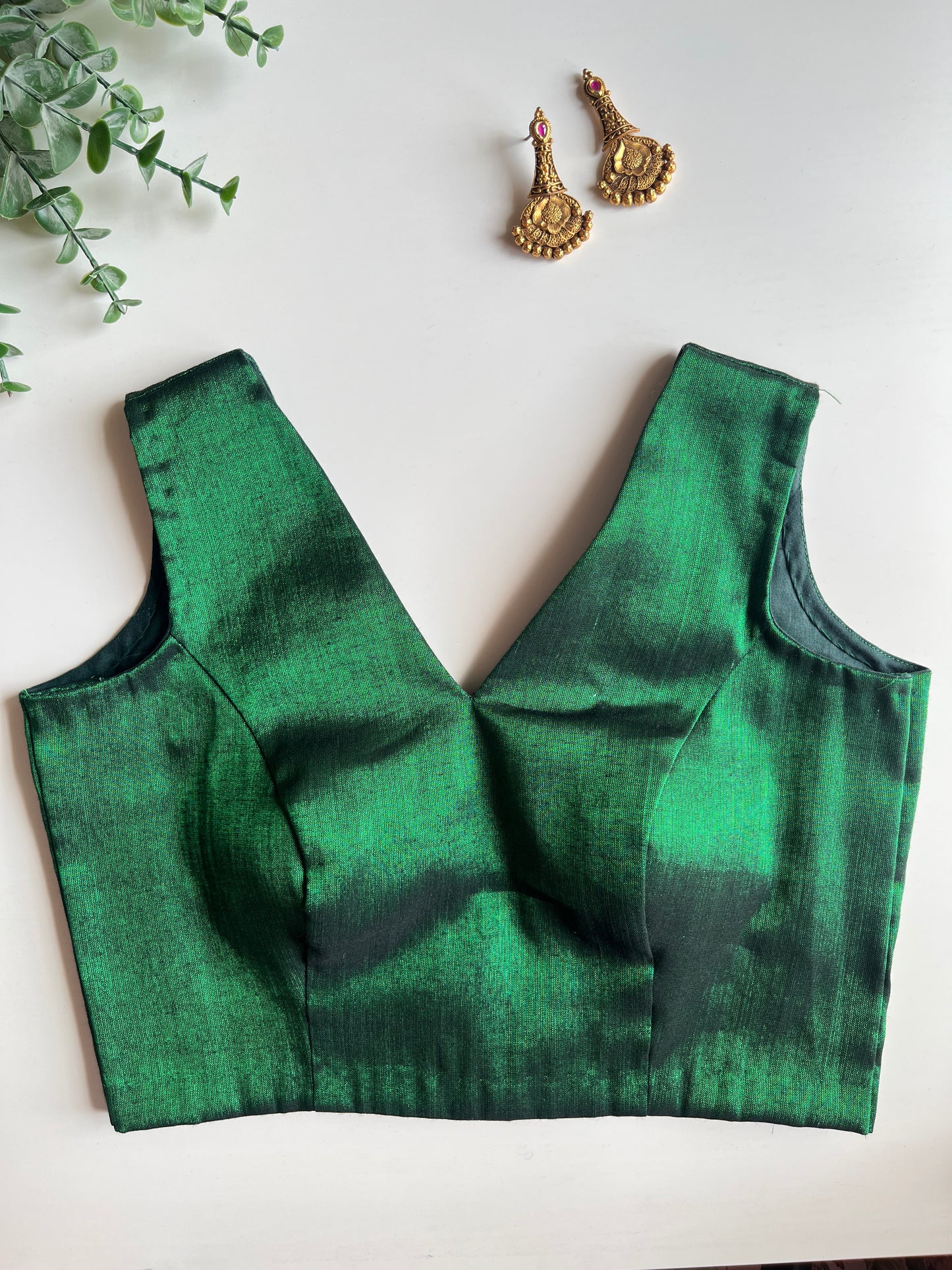 Green Tissue Blouse