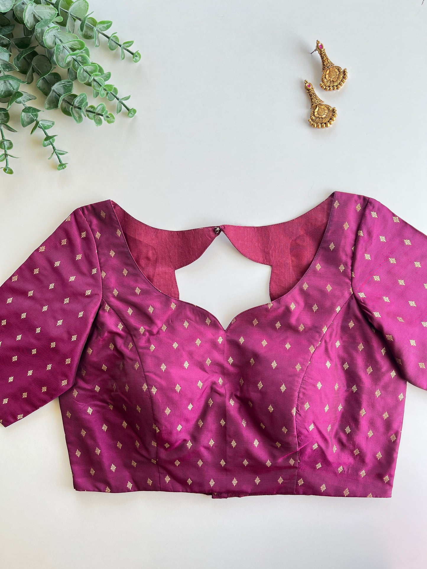 Purple Butti Blouse