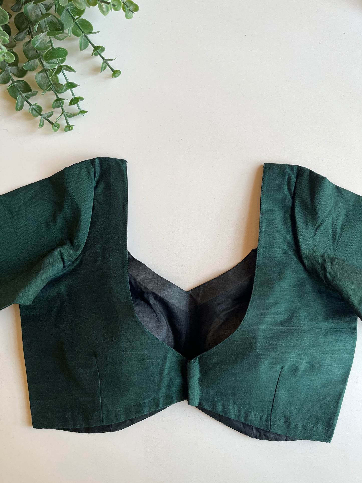 Basic Dark Green Blouse