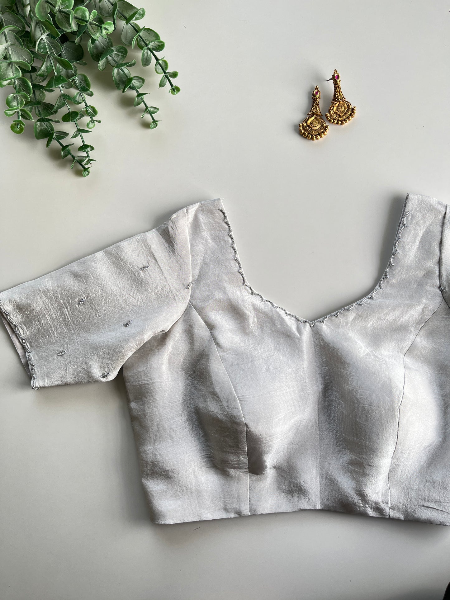 Silver Handwork Blouse