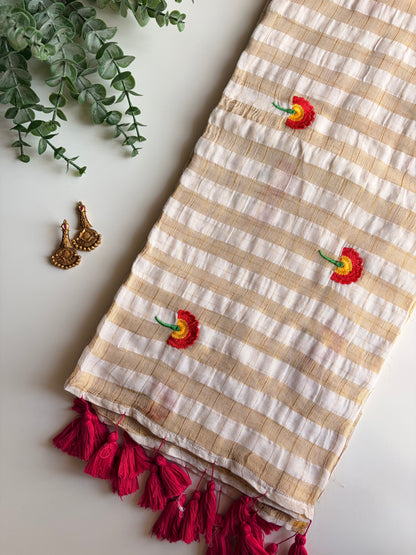 Kerala Mul Cotton Saree
