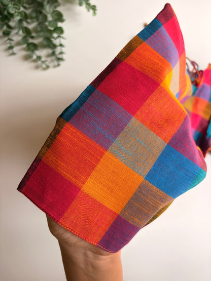 Madras Check Blouse
