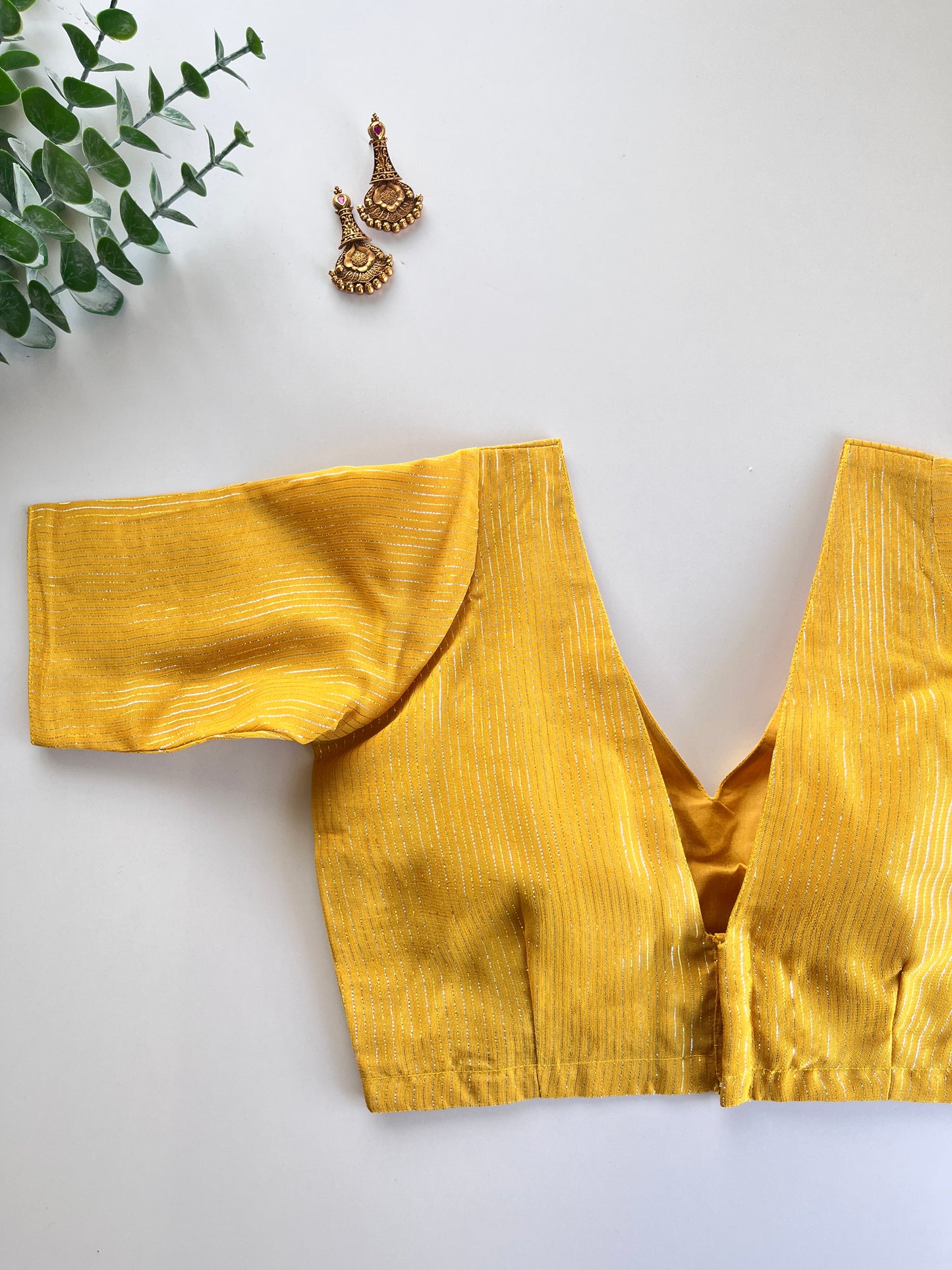 Pink Mul saree and Yellow Blouse