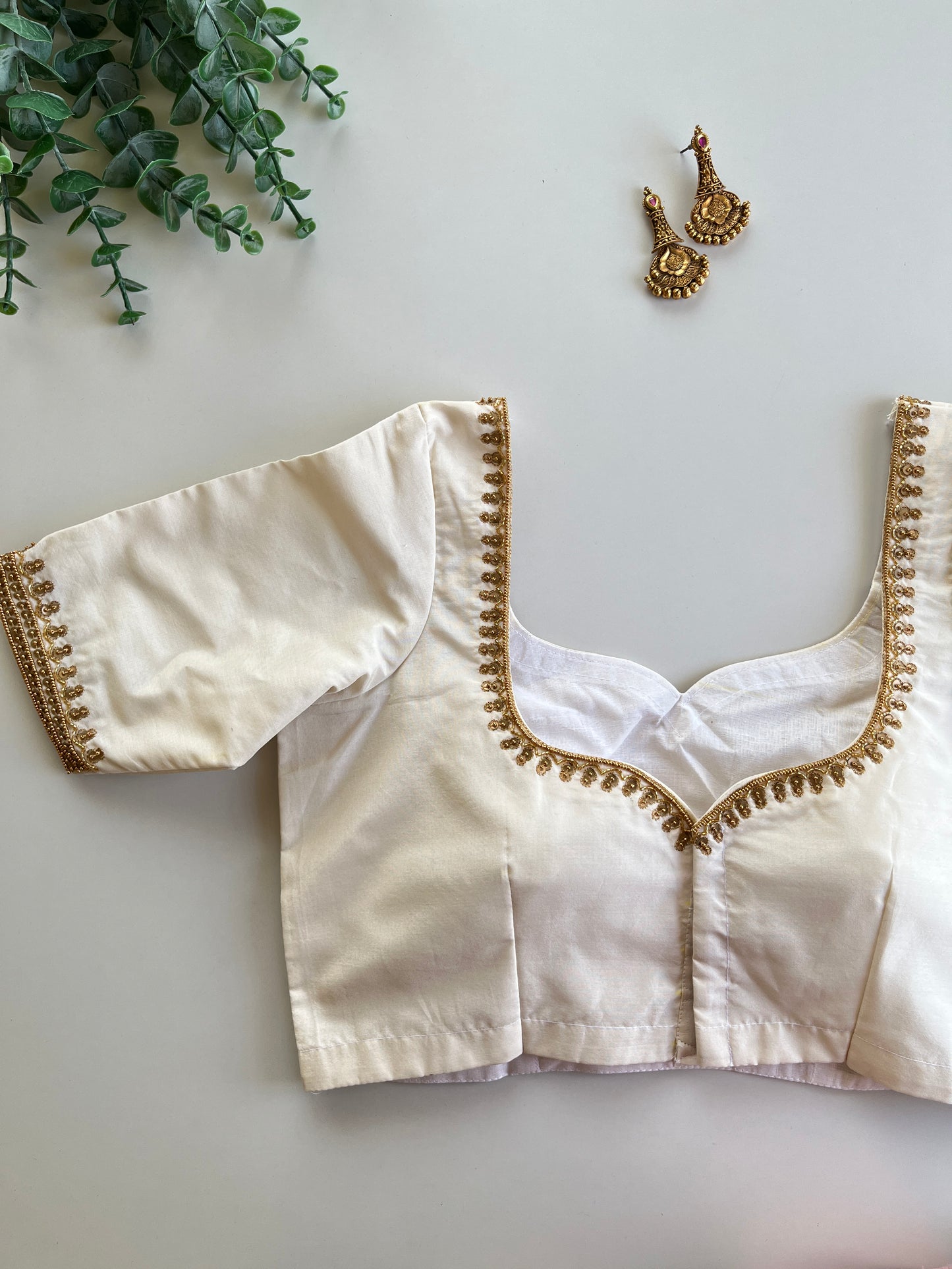 Off-White Handwork Blouse