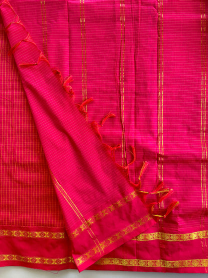 Kattam Saree in Pink