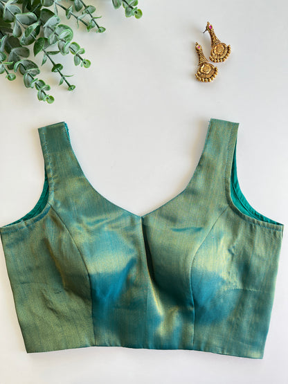 Cadet Blue Tissue Blouse