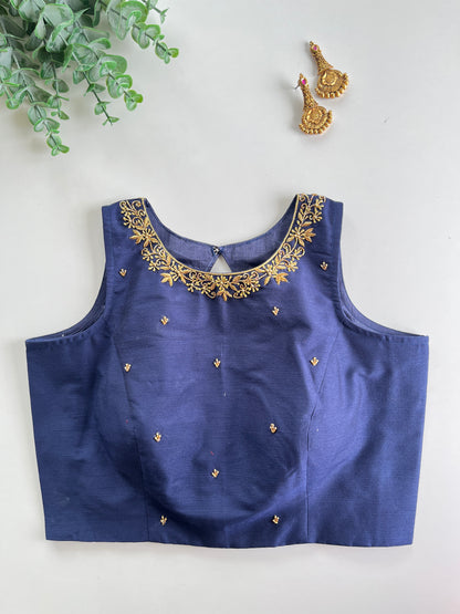 Staple Series - Navy Blue Blouse