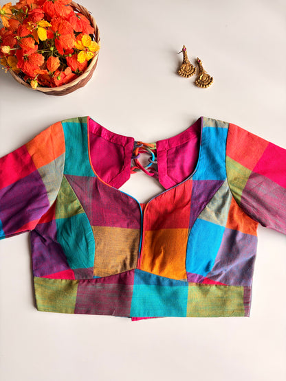 Madras Check Blouse