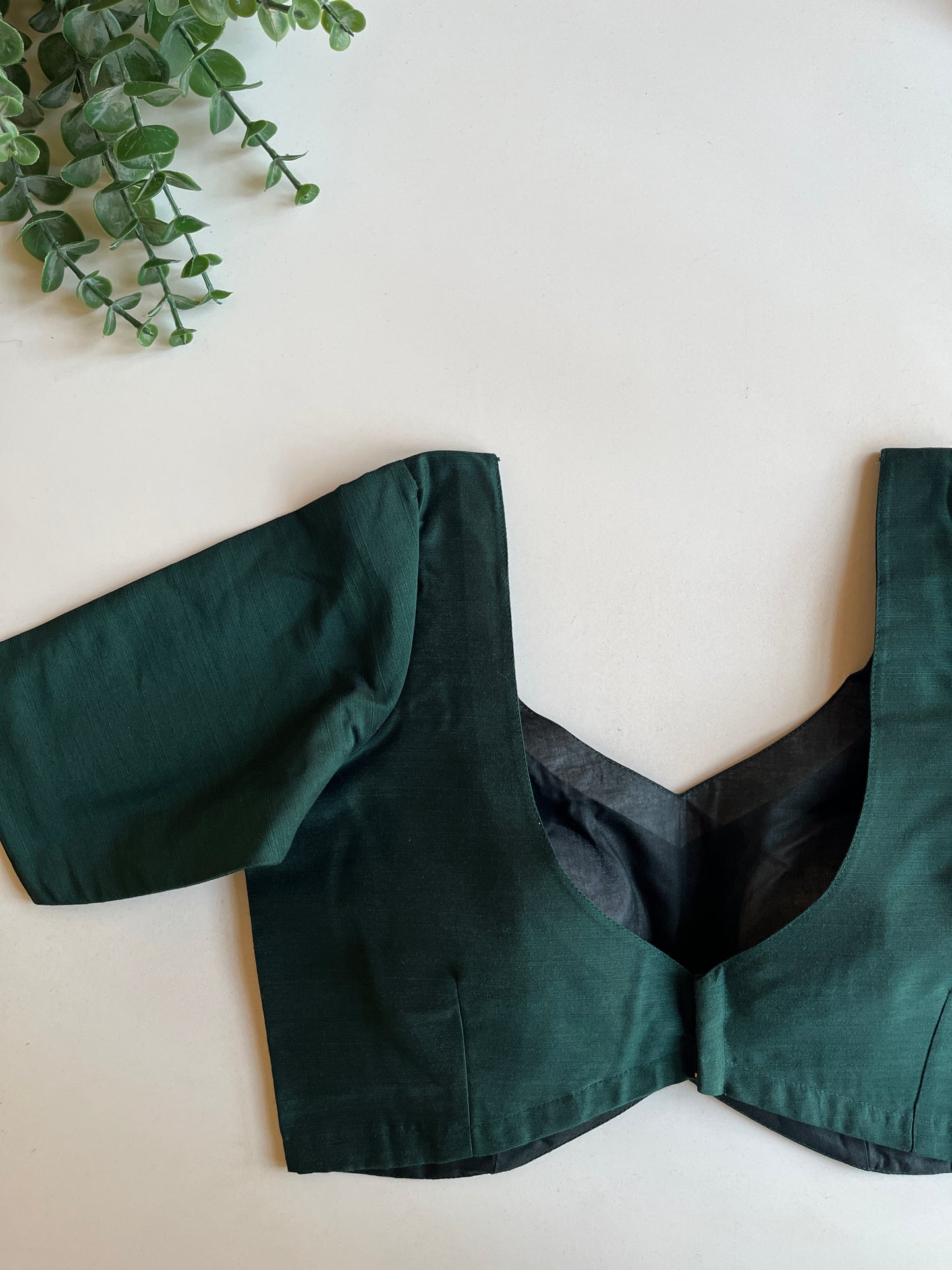 Basic Dark Green Blouse
