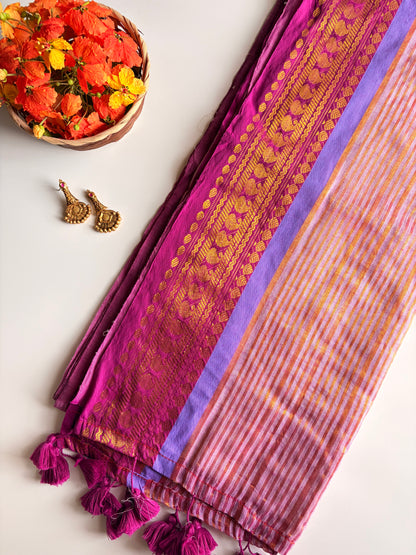 Kerala Mul Cotton Saree