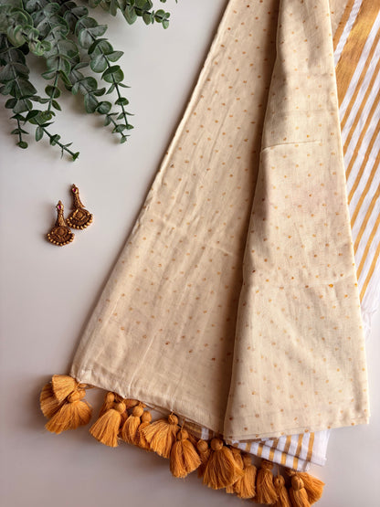 Kerala Mul Cotton Saree