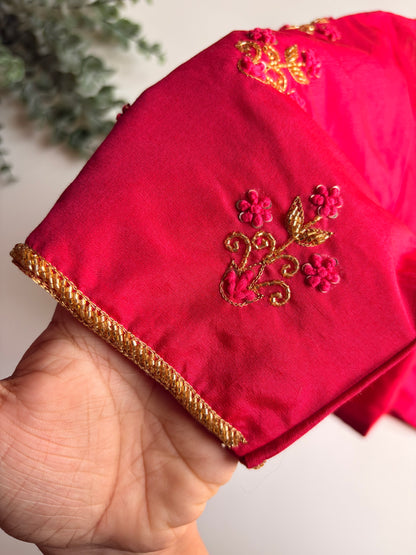 Rani Pink Handwork Blouse