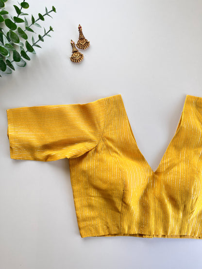 Pink Mul saree and Yellow Blouse