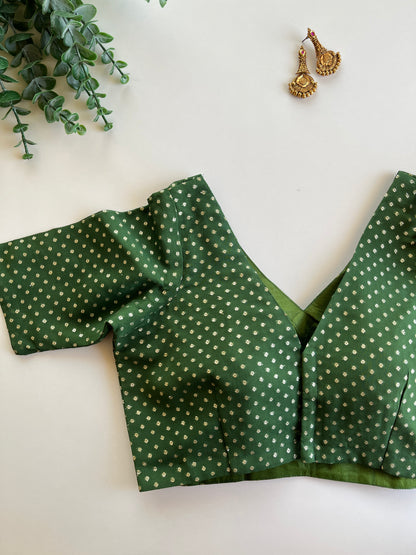 Hiba in Sage Green Blouse