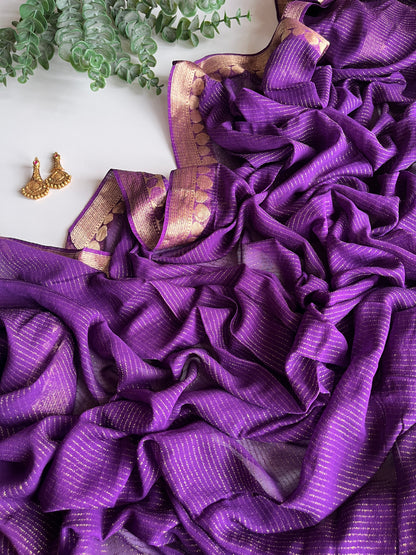 Hafeeza in Purple