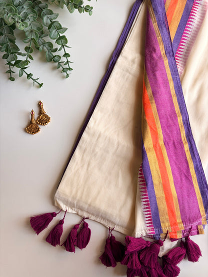Kerala Mul Cotton Saree
