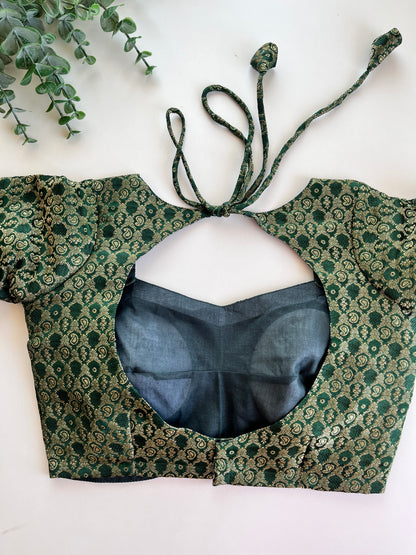 Green Banaras Blouse