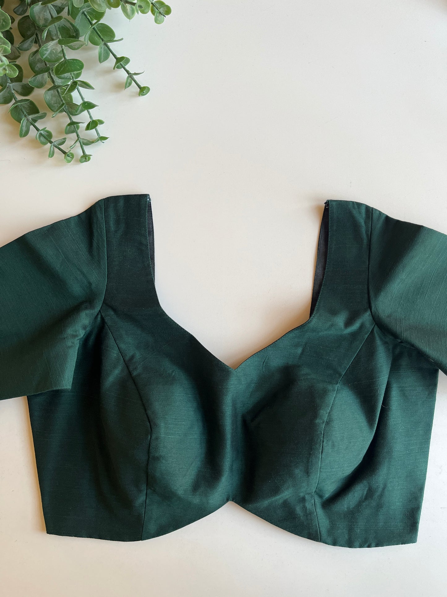 Basic Dark Green Blouse