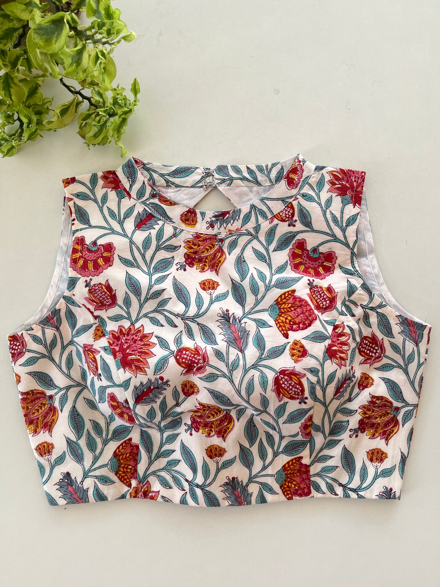 Floral Cotton Blouse