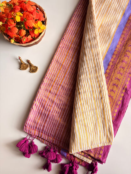Kerala Mul Cotton Saree