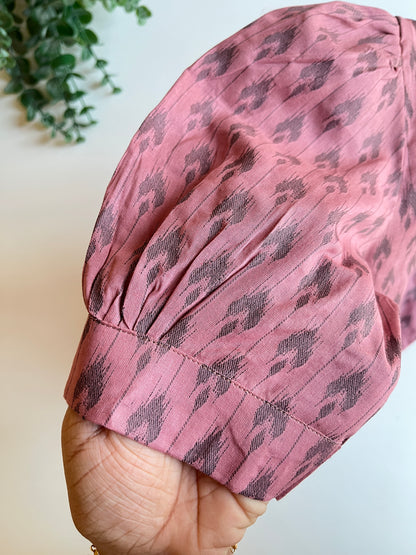 Mauve Puff Sleeve Blouse