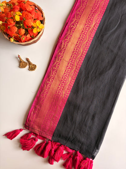 Kerala Mul Cotton Saree