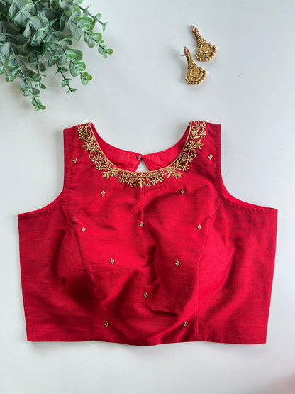 Staple Series - Red Maroon Blouse