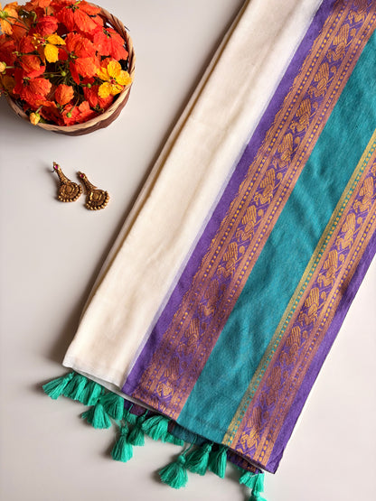 Kerala Mul Cotton Saree