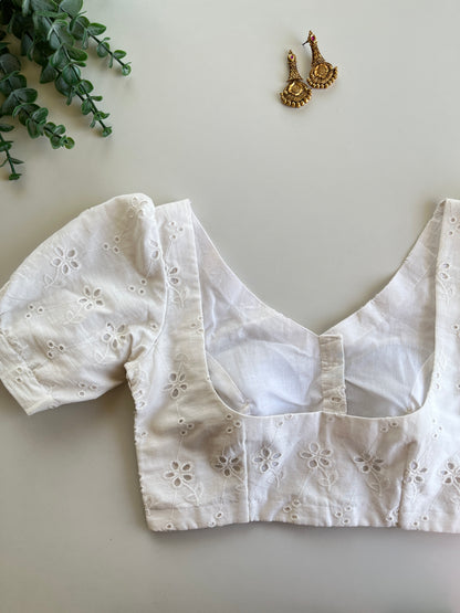 White Hakoba blouse