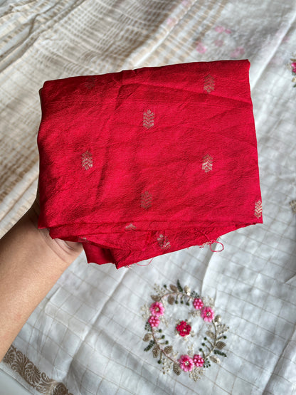 White Embroidered Saree